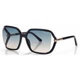 Tom Ford - Solange-02 Sunglasses - Square Sunglasses - Shiny Black - Sunglasses - Tom Ford Eyewear