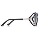 Tom Ford - Solange-02 Sunglasses - Square Sunglasses - Shiny Black - Sunglasses - Tom Ford Eyewear