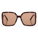 Tom Ford - Solange-02 Sunglasses - Square Sunglasses - Dark Havana - Sunglasses - Tom Ford Eyewear