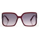 Tom Ford - Solange-02 Sunglasses - Square Sunglasses - Fuchsia Gradient Smoke - Sunglasses - Tom Ford Eyewear