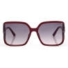 Tom Ford - Solange-02 Sunglasses - Occhiali da Sole Quadrati - Fucsia Fumo Sfumato - Occhiali da Sole - Tom Ford