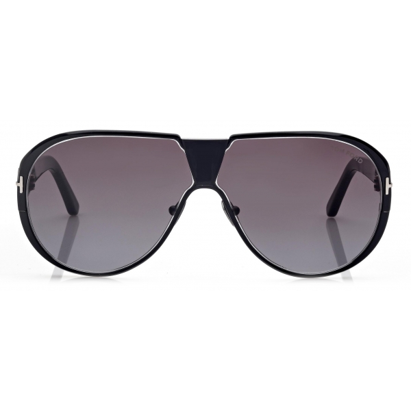 Tom Ford - Vincenzo Sunglasses - Occhiali da Sole Pilota - Nero - Occhiali da Sole - Tom Ford Eyewear