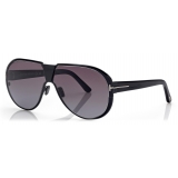 Tom Ford - Vincenzo Sunglasses - Pilot Sunglasses - Black - Sunglasses - Tom Ford Eyewear