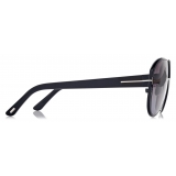 Tom Ford - Vincenzo Sunglasses - Occhiali da Sole Pilota - Nero - Occhiali da Sole - Tom Ford Eyewear