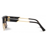 Dolce & Gabbana - Dark Sicily Sunglasses - Gold Dark Grey - Dolce & Gabbana Eyewear