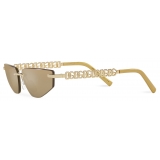 Dolce & Gabbana - Occhiale da Sole DG Essentials - Oro - Dolce & Gabbana Eyewear