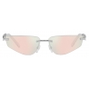 Dolce & Gabbana - DG Essentials Sunglasses - Silver Brown Red Yellow - Dolce & Gabbana Eyewear