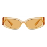 Dolce & Gabbana - Occhiale da Sole DG Essentials - Argento Marrone Rosso Giallo - Dolce & Gabbana Eyewear