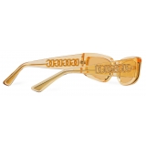 Dolce & Gabbana - Occhiale da Sole DG Essentials - Argento Marrone Rosso Giallo - Dolce & Gabbana Eyewear