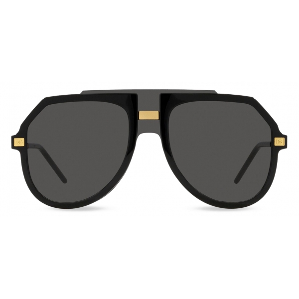 Dolce & Gabbana - DG Intermix Sunglasses - Black Dark Grey - Dolce & Gabbana Eyewear