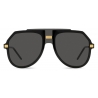 Dolce & Gabbana - Occhiale da Sole DG Intermix - Nero Grigio Scuro - Dolce & Gabbana Eyewear