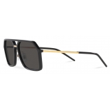 Dolce & Gabbana - Occhiale da Sole DG Intermix - Nero Grigio Scuro - Dolce & Gabbana Eyewear