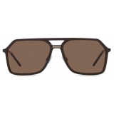 Dolce & Gabbana - DG Intermix Sunglasses - Brown - Dolce & Gabbana Eyewear