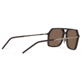 Dolce & Gabbana - DG Intermix Sunglasses - Brown - Dolce & Gabbana Eyewear