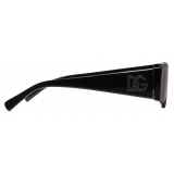 Dolce & Gabbana - Occhiale da Sole DG Logo - Nero Grigio Scuro - Dolce & Gabbana Eyewear