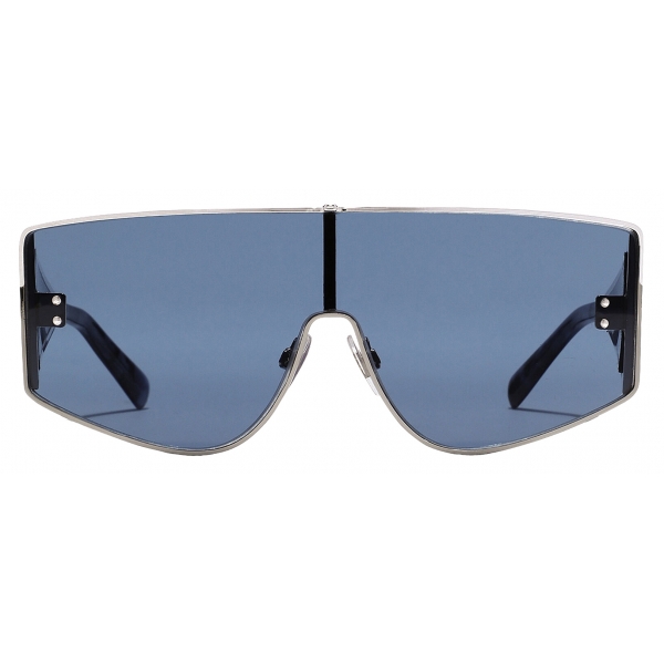 Dolce & Gabbana - DNA Sunglasses - Silver Dark Blue - Dolce & Gabbana Eyewear