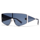 Dolce & Gabbana - DNA Sunglasses - Silver Dark Blue - Dolce & Gabbana Eyewear