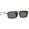 Linda Farrow - Cassia Rectangular Sunglasses in Nickel - LFL1392C3SUN - Linda Farrow Eyewear