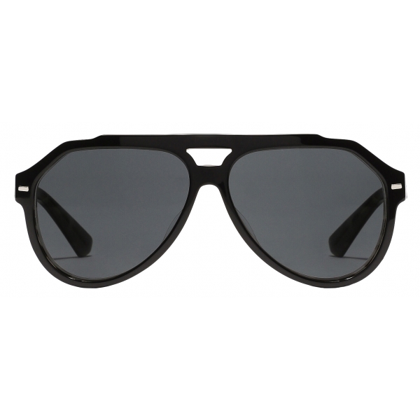 Dolce & Gabbana - Occhiale da Sole Lusso Sartoriale - Nero Grigio - Dolce & Gabbana Eyewear