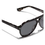Dolce & Gabbana - Lusso Sartoriale Sunglasses - Black Grey - Dolce & Gabbana Eyewear