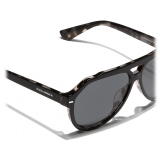 Dolce & Gabbana - Occhiale da Sole Lusso Sartoriale - Nero Grigio - Dolce & Gabbana Eyewear