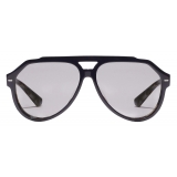 Dolce & Gabbana - Occhiale da Sole Lusso Sartoriale - Blu Grigio - Dolce & Gabbana Eyewear