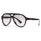 Dolce & Gabbana - Occhiale da Sole Lusso Sartoriale - Blu Grigio - Dolce & Gabbana Eyewear