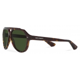 Dolce & Gabbana - Lusso Sartoriale Sunglasses - Havana Dark Green - Dolce & Gabbana Eyewear