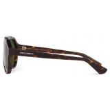 Dolce & Gabbana - Lusso Sartoriale Sunglasses - Havana Dark Green - Dolce & Gabbana Eyewear