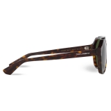 Dolce & Gabbana - Lusso Sartoriale Sunglasses - Havana Dark Green - Dolce & Gabbana Eyewear