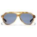 Dolce & Gabbana - Lusso Sartoriale Sunglasses - Tortoiseshell Yellow Dark Blue - Dolce & Gabbana Eyewear