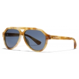 Dolce & Gabbana - Lusso Sartoriale Sunglasses - Tortoiseshell Yellow Dark Blue - Dolce & Gabbana Eyewear