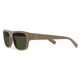 Dolce & Gabbana - Re-Edition Sunglasses - Khaki - Dolce & Gabbana Eyewear