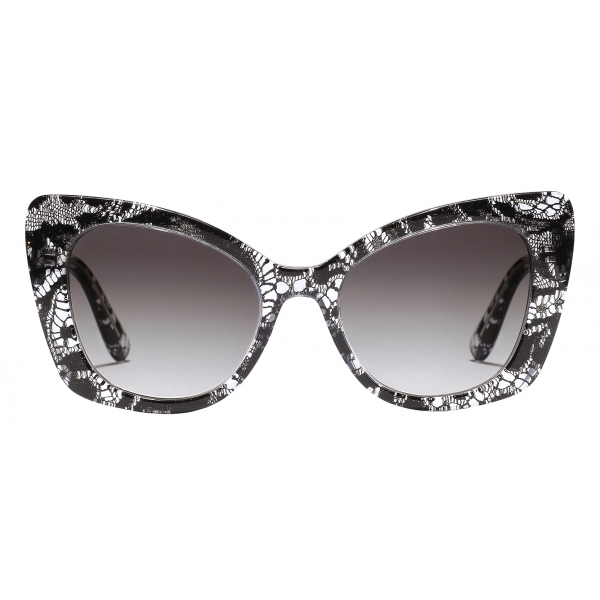 Dolce & Gabbana - DG Crossed Sunglasses - Black - Dolce