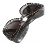 Dolce & Gabbana - DG Crossed Sunglasses - Black Gradient Grey - Dolce & Gabbana Eyewear