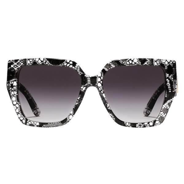 Dolce & Gabbana - Occhiale da Sole DG Crossed - Nero Grigio Sfumato - Dolce & Gabbana Eyewear