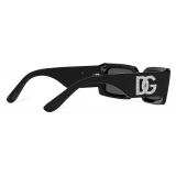 Dolce & Gabbana - DG Crystal Sunglasses - Black Dark Grey - Dolce & Gabbana Eyewear