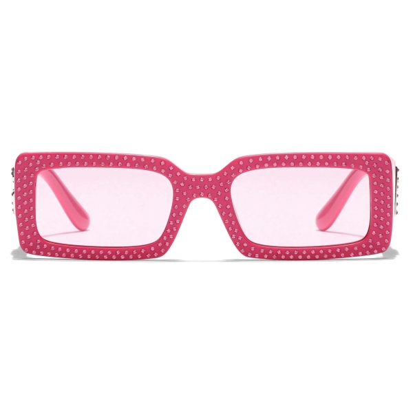 Dolce & Gabbana - Occhiale da Sole DG Crystal - Fucsia Rosa - Dolce & Gabbana Eyewear