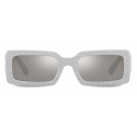 Dolce & Gabbana - Occhiale da Sole DG Crystal - Grigio Chiaro - Dolce & Gabbana Eyewear