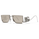 Dolce & Gabbana - Occhiale da Sole DG Crystal - Canna di Fucile Scuro Grigio - Dolce & Gabbana Eyewear