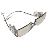 Dolce & Gabbana - Occhiale da Sole DG Crystal - Canna di Fucile Scuro Grigio - Dolce & Gabbana Eyewear