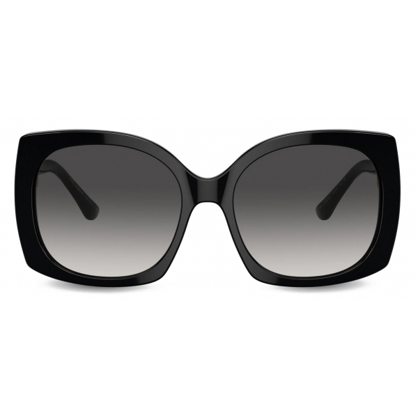 Dolce & Gabbana - DG Devotion Sunglasses - Black Gradient Grey - Dolce & Gabbana Eyewear
