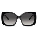 Dolce & Gabbana - Occhiale da Sole DG Devotion - Nero Grigio Scuro - Dolce & Gabbana Eyewear