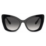 Dolce & Gabbana - Occhiale da Sole DG Devotion - Nero Grigio Scuro - Dolce & Gabbana Eyewear