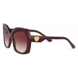 Dolce & Gabbana - DG Devotion Sunglasses - Burgundy - Dolce & Gabbana Eyewear