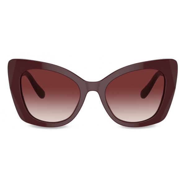 Dolce & Gabbana - DG Devotion Sunglasses - Burgundy - Dolce & Gabbana Eyewear