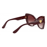 Dolce & Gabbana - DG Devotion Sunglasses - Burgundy - Dolce & Gabbana Eyewear