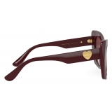 Dolce & Gabbana - DG Devotion Sunglasses - Burgundy - Dolce & Gabbana Eyewear
