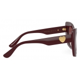 Dolce & Gabbana - Occhiale da Sole DG Devotion - Bordeaux - Dolce & Gabbana Eyewear