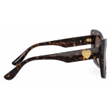 Dolce & Gabbana - DG Devotion Sunglasses - Havana Brown - Dolce & Gabbana Eyewear